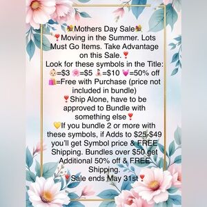 💐Mother’s Day Sale💐